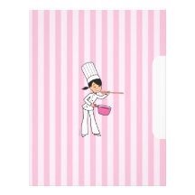 Personalized Pages for Recipes - Illustrated Letterhead Design