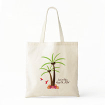 Personalized Palm Tree Tote Tote Bags