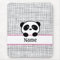 Personalized Panda Mousepad
