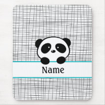 Personalized Panda Mousepad