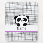 Personalized Panda Mousepad