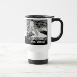 Personalized Paris Pink Damask Mug mugs