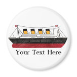 Personalized Passenger Steamship magnets