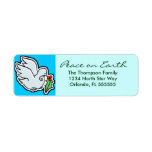 Personalized Peace Dove Address Labels labels