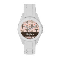 Personalized Peace Love Doctor of Physical Therapy Wristwatch at  Zazzle