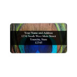 Personalized Peacock Feather Custom Address Labels