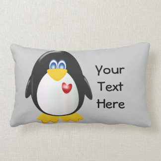 personalised penguin pillow
