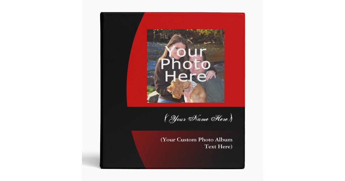 Personalized Photo Album Binder Zazzle