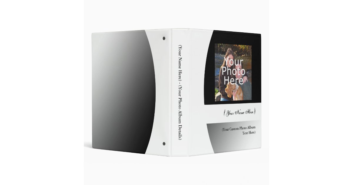 Personalized Photo Album Binder Zazzle