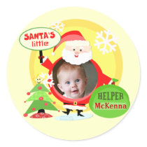 Personalized Photo Christmas Stickers by jamiecreates1 Personalized Photo Christmas Stickers