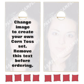 Personalized photo Corn Toss set. Make your own! Cornhole Sets