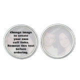 Personalized photo Cuff links. Make your own! Cufflinks