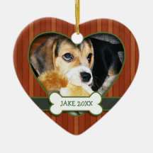 Personalized Photo Dog Ornament