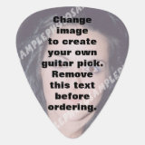 Personalized photo guitar picks. Make your own! Guitar Pick