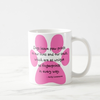Personalized Photo Mug Dogs Leave Paw Prints