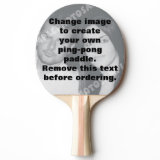 Personalized photo table tennis racket ping pong paddle