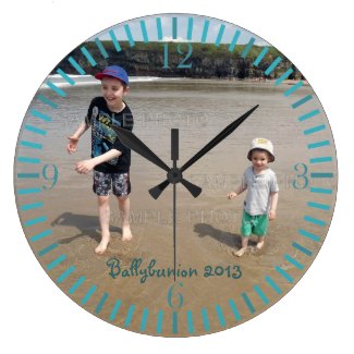 Personalized Photo Wall Clocks with Numbers