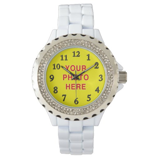 Personalized Photo Watches for Women Instructions Zazzle