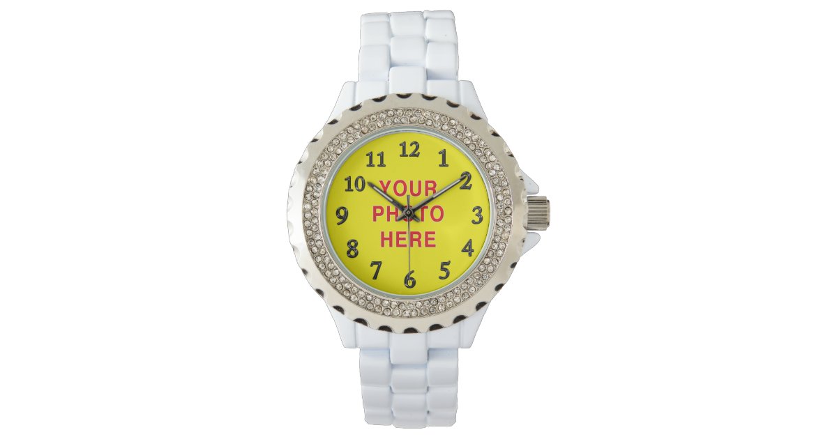 Personalized Photo Watches for Women Instructions Zazzle