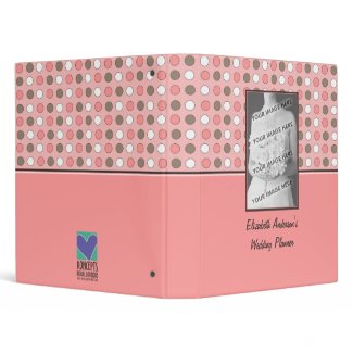 Personalized Photo Wedding Planner binder