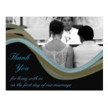 Personalized photo wedding thank you cards post cards