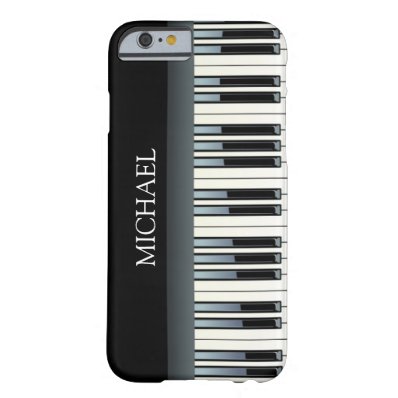 Personalized Piano Keys Barely There iPhone 6 Case