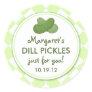 Personalized Pickles Round Canning Stickers