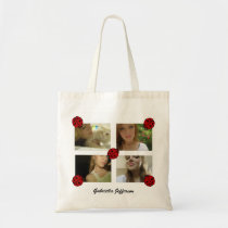 Personalized Picture Collage: Ladybug Tote Bag bags