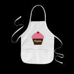 Personalized Pink Cupcake Apron