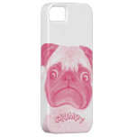Personalized PINK Grumpy Puggy casemate cases