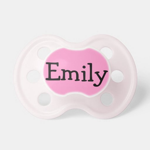 Personalized Pink Pacifier Zazzle