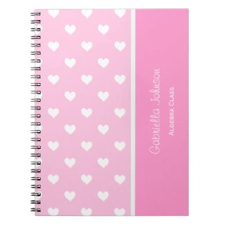 Personalized: PInk Sweetheart Notebook