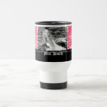 Personalized Pink & White Chandelier Mug mugs