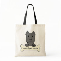 Personalized Pitbull Canvas Bags