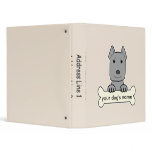 Personalized Pitbull binders