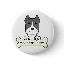 Personalized Pitbull Button