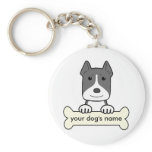 Personalized Pitbull Keychains