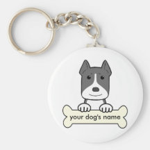 Personalized Pitbull Keychains
