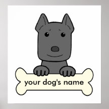 Personalized Pitbull Poster