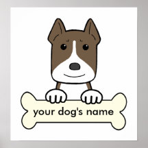 Personalized Pitbull Poster