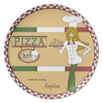 Personalized Pizza Chef plates
