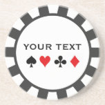 Personalized Poker Chip coasters