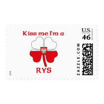 Personalized Polish Kiss Me I'm Rys postage