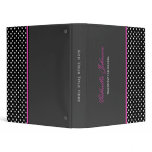 Personalized: Polka Dot Binder