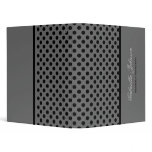 Personalized: Polka Dot Binder