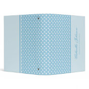 Personalized Polka Dot Binder