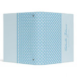 Personalized Polka Dot Binder