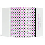 Personalized: Polka Dot Binder