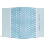 Personalized Polka Dot Binder