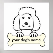 Personalized Poodle Poster